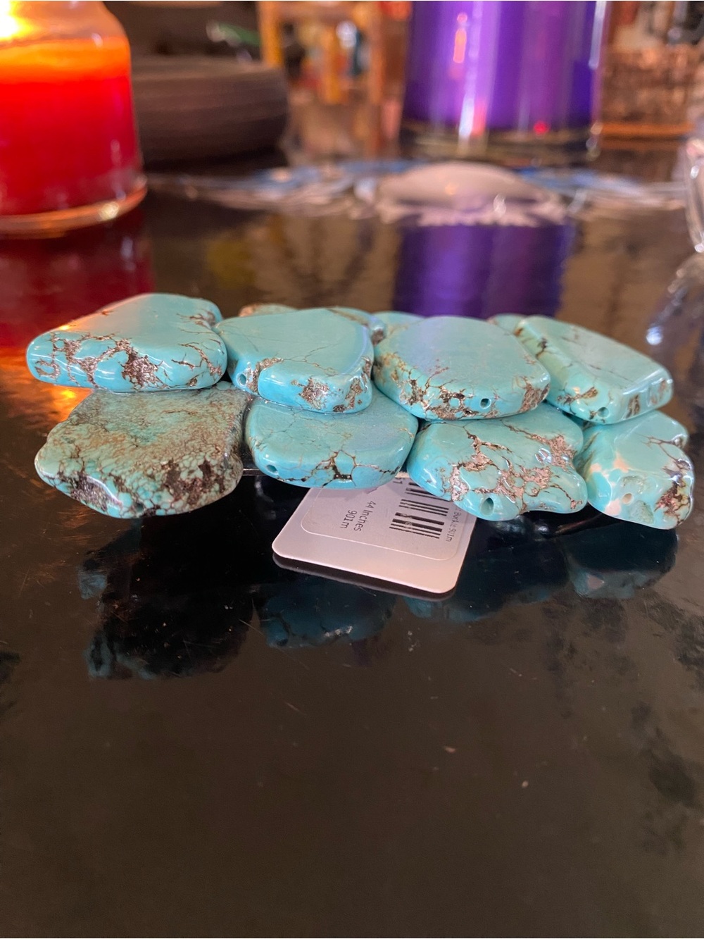 Authentic Real Turquoise Slab Belt Buckle. Never used with Tags. Men or women’s - Picture 8 of 10